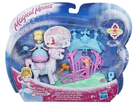 Disney Princess Little Kingdom Magical Movers Pony Ride Cinderella  s Stable Playset Sale