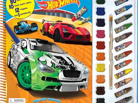 Deluxe Poster Paint & Color: Mattel Hot Wheels Supply