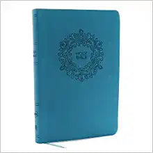 The Holy Bible - New King James Version, Turquoise Leathersoft Thinline Bible Red Letter Edition  (LEA LRG) Discount