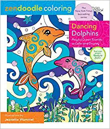 Zendoodle Coloring: Dancing Dolphins: Playful Ocean Friends to Color & Display For Cheap