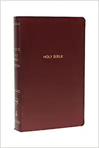 Holy Bible - New King James Version, Burgundy, Leatherflex, Gift and Award, Red Letter Editon  (LEA Gift) Online now