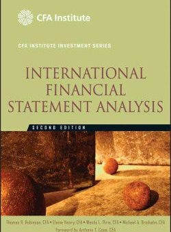 INTERNATIONAL FINANCIAL STATEMENT ANALYSIS 2ED For Sale