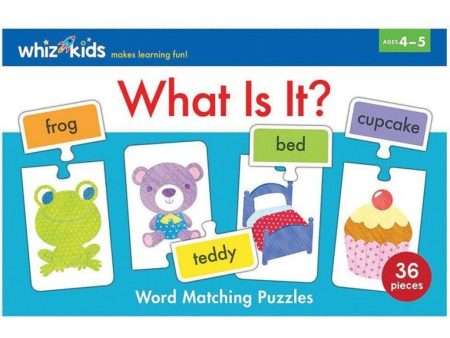 Whiz Kids Word Puzzle: What Is It? (Ages 4-5) For Discount