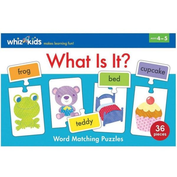 Whiz Kids Word Puzzle: What Is It? (Ages 4-5) For Discount