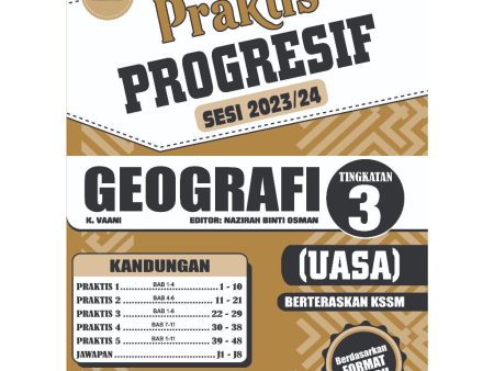 Praktis Progresif  Sesi 2023 24 KSSM Geografi Tingkatan 3 Hot on Sale