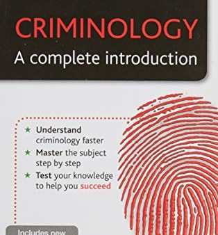 Teach Yourself: Criminology A Complete Introduction Hot on Sale