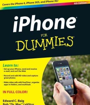 IPHONE FOR DUMMIES, 4E Cheap