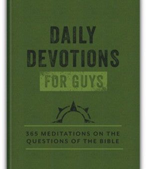 Daily Devotions for Guys: 365 Meditations on the Questions of the Bible For Sale