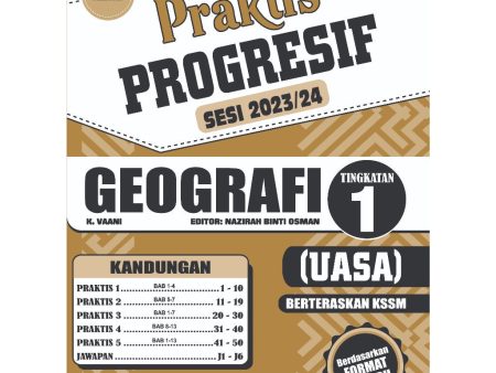 Praktis Progresif  Sesi 2023 24 KSSM Geografi Tingkatan 1 For Sale