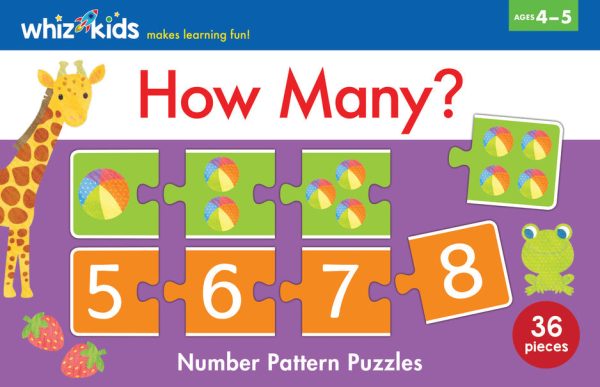 Whiz Kids  Number Pattern Puzzle: How Many? (Ages 4-5) Online