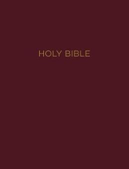 NKJV Holy Bible, Super Giant Print Reference Bible, Burgundy Leather-look, 43,000 Cross references, Red Letter, Comfort Print: New King James Version Supply