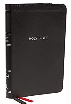 Nkjv, Thinline Bible, Compact, Leathersoft, Black, Red Lette For Sale