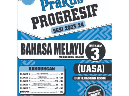 Praktis Progresif  Sesi 2023 24 KSSM Bahasa Melayu Tingkatan 3 Hot on Sale