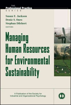 MANAGING HUMAN RESOURCES FOR ENVIRONMENTAL SUSTAINABILITY For Sale