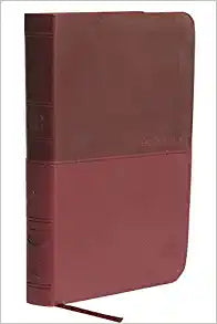 The Holy Bible - New King James Version, Value Compact, Thinline, Burgundy Leathersoft, Red Letter Edition  (LEA CPT) Sale