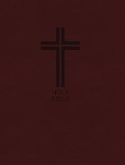 Holy Bible - New King James Version, Burgundy, Leathersoft, Value Thinline, Red Letter Edition  (LEA) For Sale