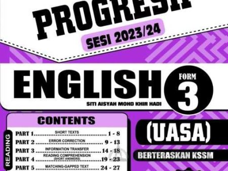 Praktis Progresif  Sesi 2023 24 KSSM English Form 3 For Discount