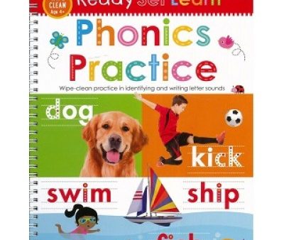 Ready Set Learn Wipe Clean- Phonics Practice Online Hot Sale