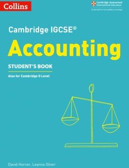 CAMBRIDGE IGCSE ACCOUNTING STUDENT`S BOOK (ALSO FOR CAMBRIDG Online