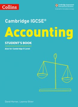 CAMBRIDGE IGCSE ACCOUNTING STUDENT`S BOOK (ALSO FOR CAMBRIDG Online