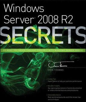 WINDOWS SERVER 2008 R2 SECRETS For Sale